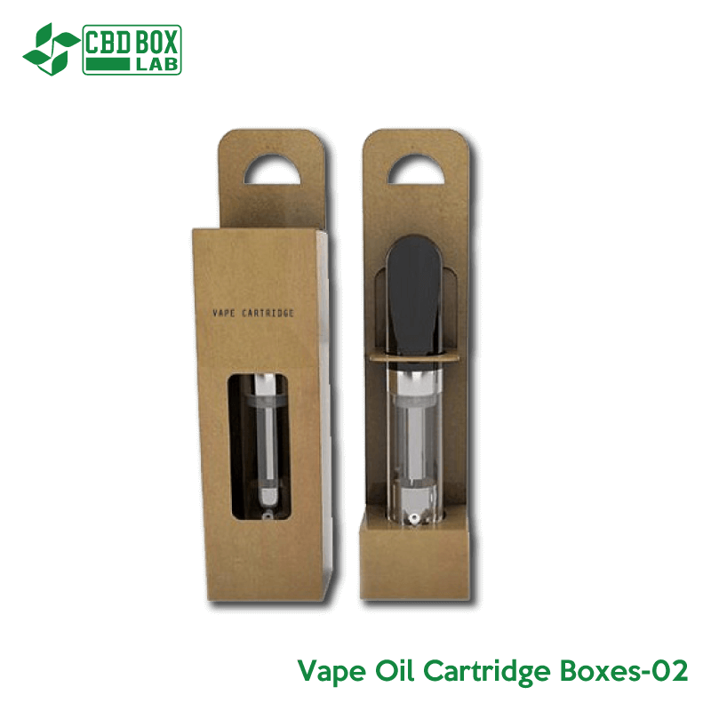 Vape Oil Cartridge Boxes with free logo design CBDBoxLab
