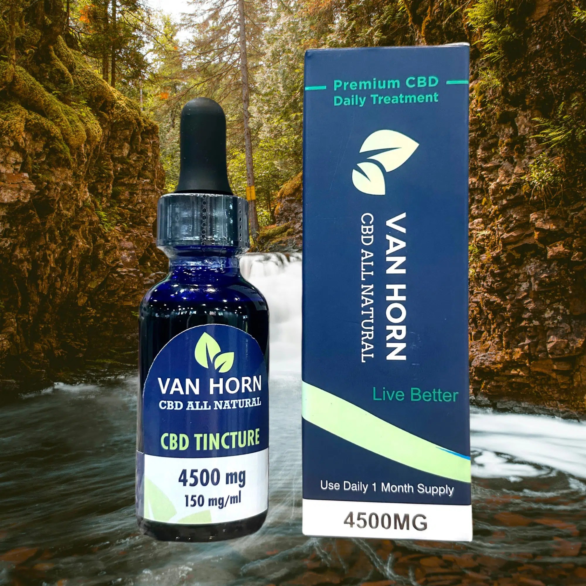 Immunity & Balance Drops (4500mg) Van Horn Pure CBD CBD Center