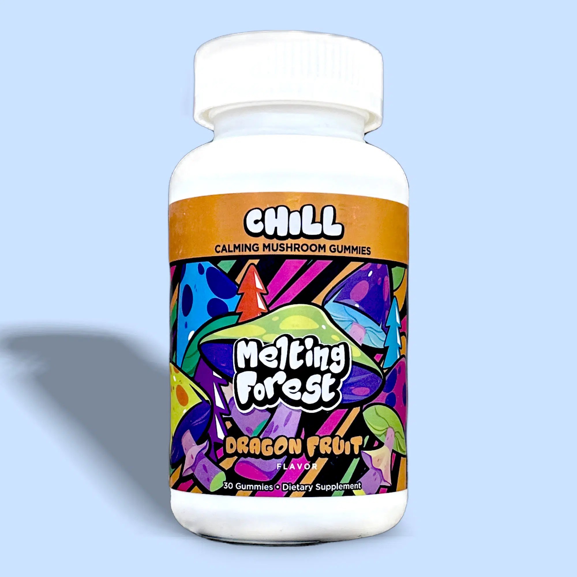Chill Calming Mushroom Gummies Melting forest Mushroom CBD Center