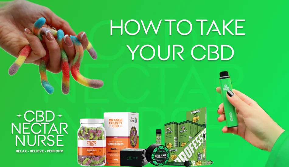 How to Take Your CBD CBD NectarNurse