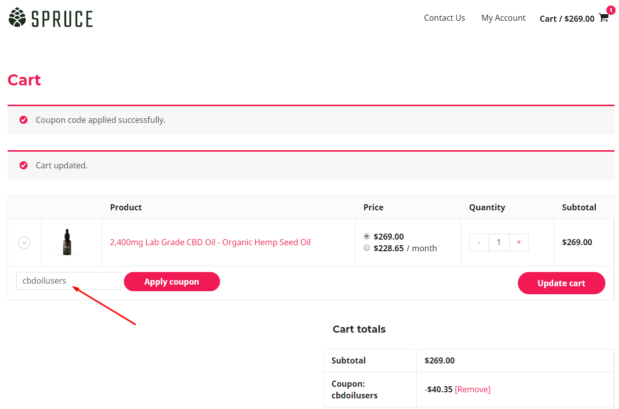Spruce CBD Coupon Code (Official Site) Verified Today
