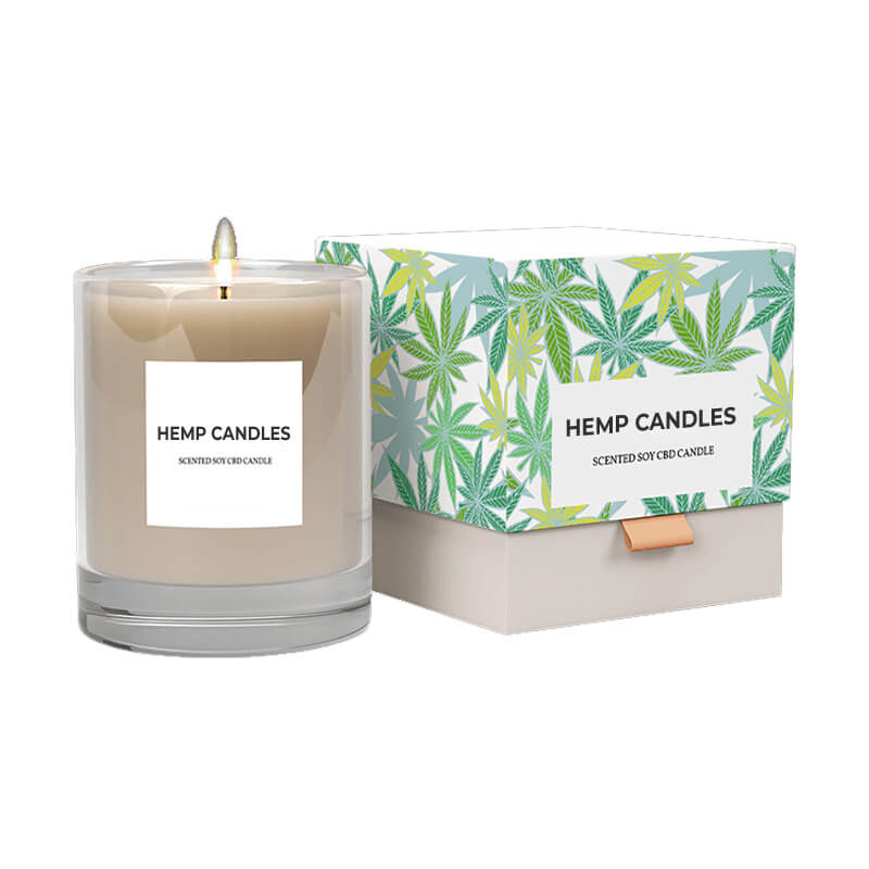 Custom Hemp Candles Boxes Hemp Candles Packaging