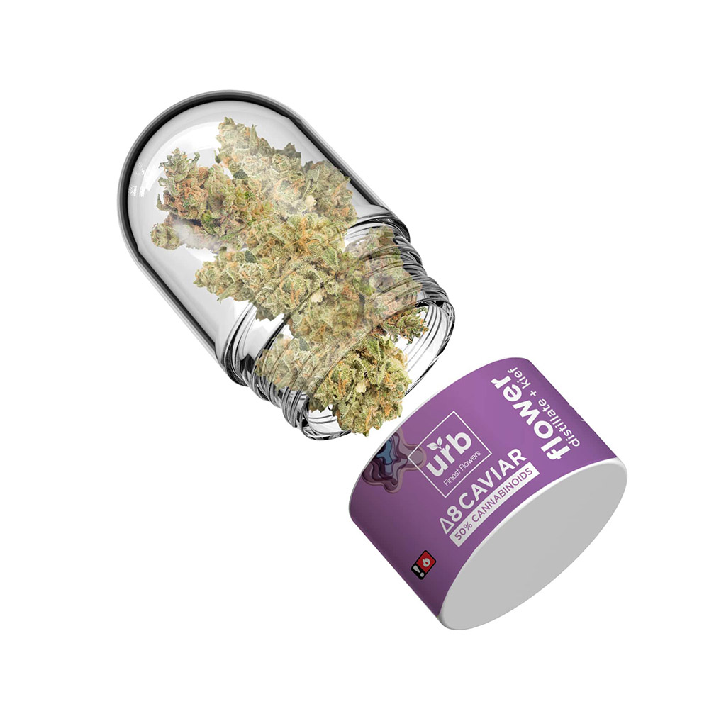 Urb Blackberry Kush Delta 8 THC Caviar Flower CBD PHARM
