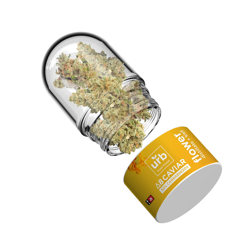 Urb Orange Creamsicle Delta 8 THC Caviar Flower CBD PHARM
