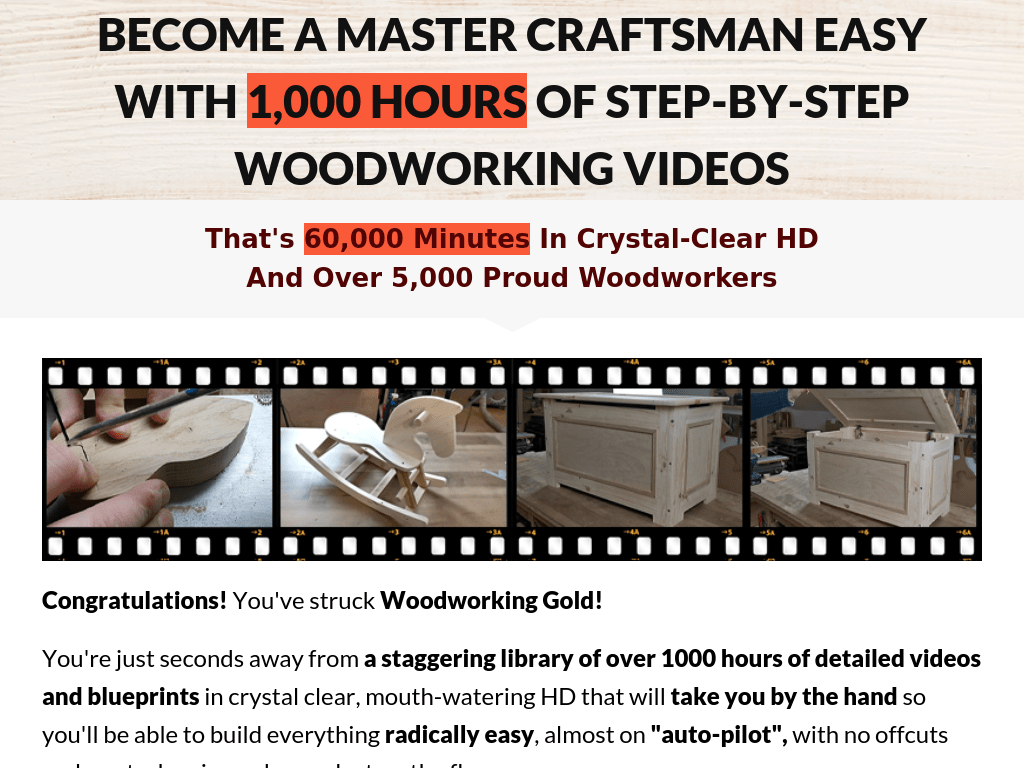 Woodwork101 Hot Woodworking Offer. 10 Cvr, 2 EPC