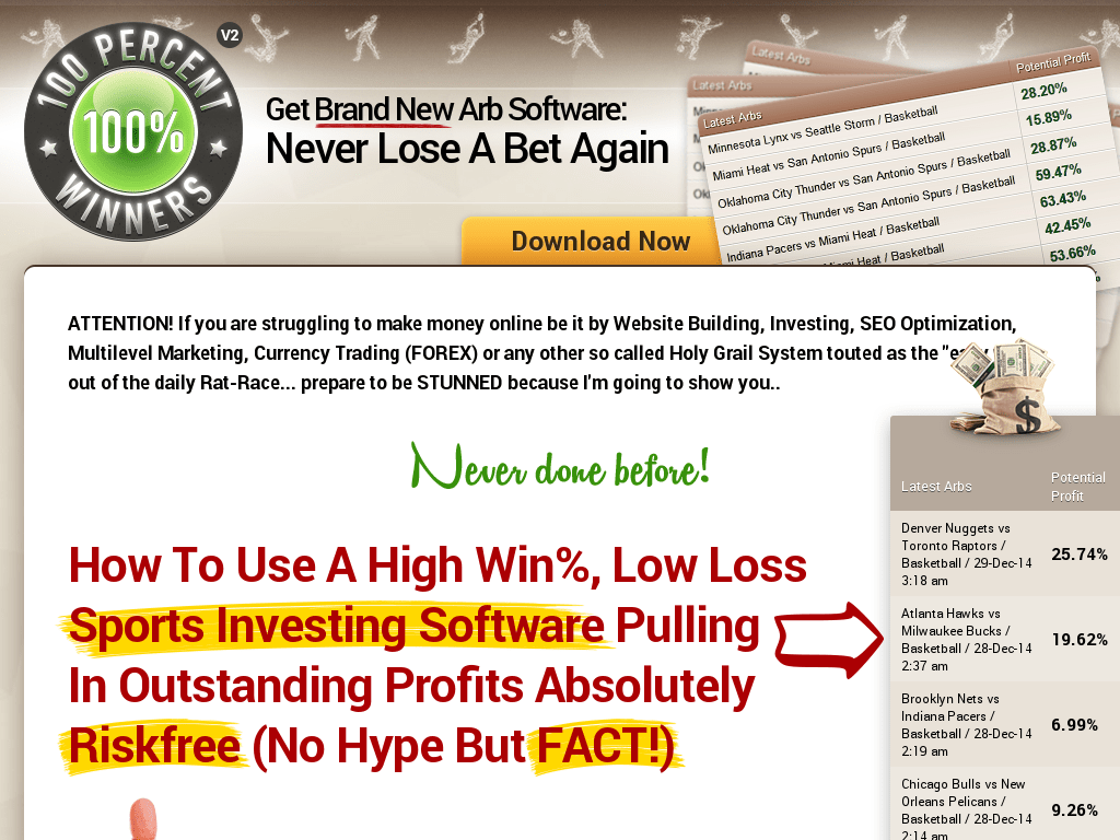GRAPHS Top Arbitrage Betting Software 100percent Winners