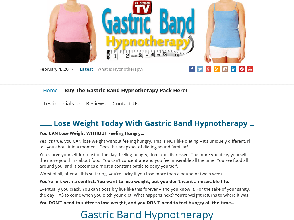GRAPHS Gastric Band Hypnotherapy