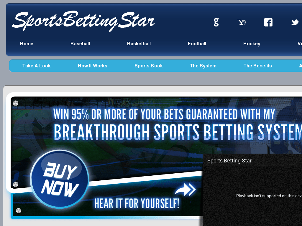 Sportsbettingstar Sports Betting System