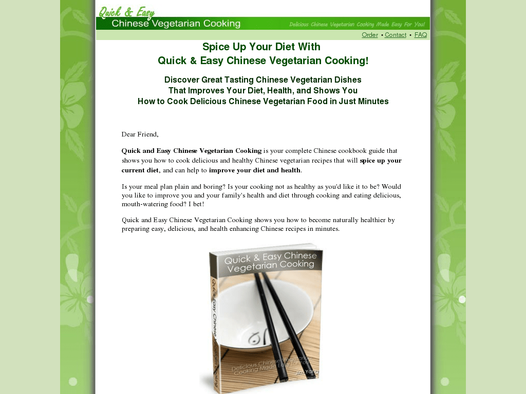 Quick Easy Chinese Vegetarian Cooking.