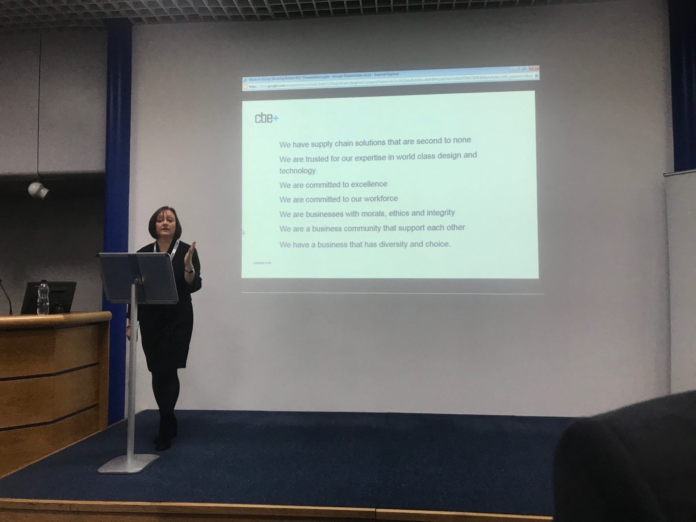 CBE+ are backing Britain MultiDisciplinary SubContractor Chesterfield