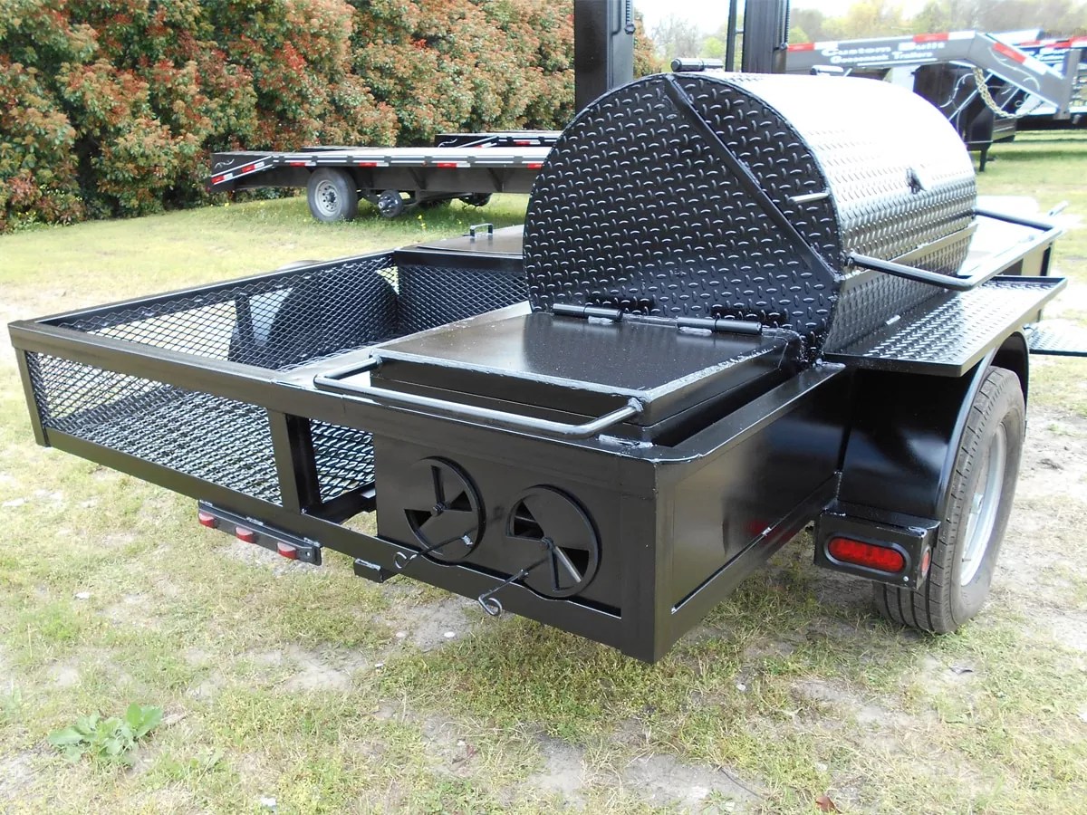 BBQ Pit Trailers Custom Built Gooseneck Trailers