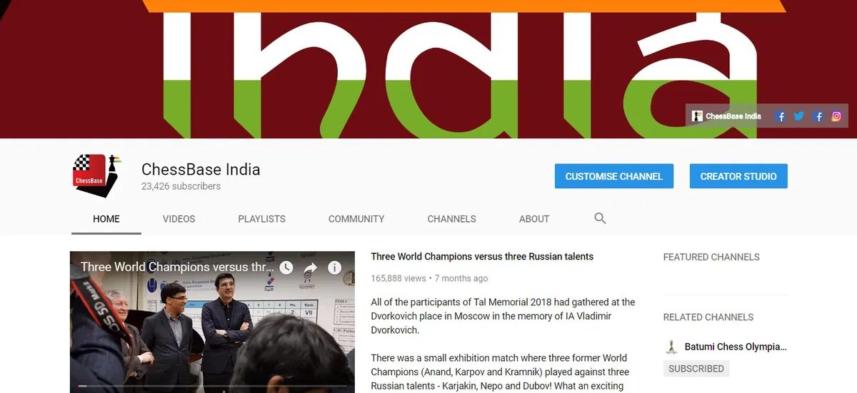 Agadmator the man who has 290,000+ followers on YouTube ChessBase India