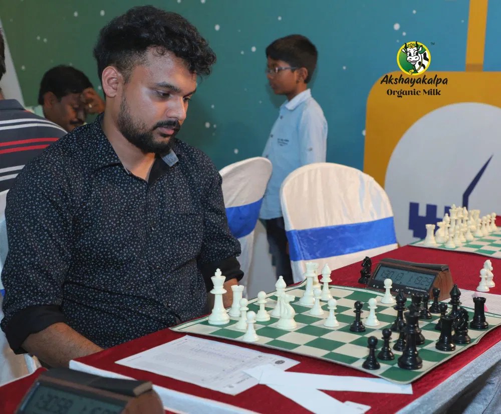 Likhit Chilukuri the Akshayakalpa Karnataka State Chess