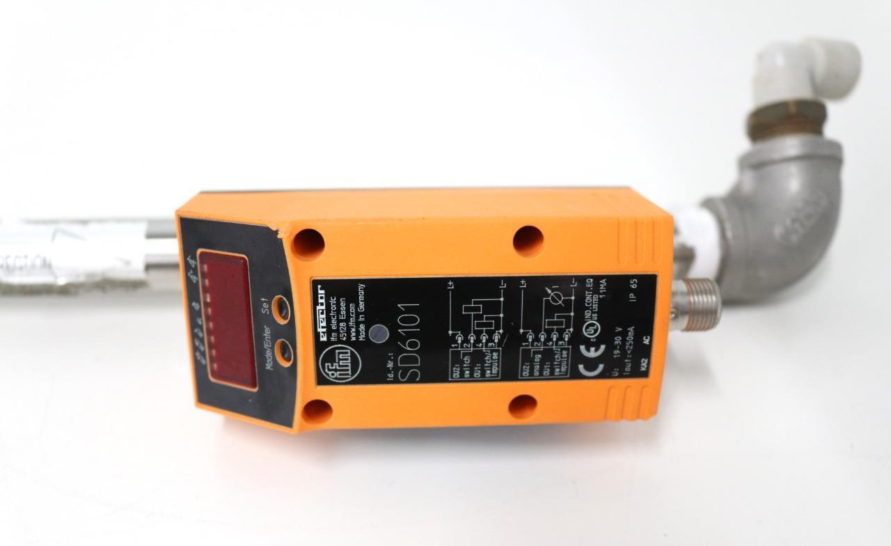 IFM Electronic SD6101 Flow Rate Meter For Gases Surplus Automation
