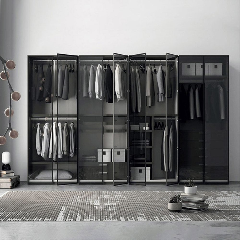 Modern Wooden Open Wardrobe Designs CBMmart
