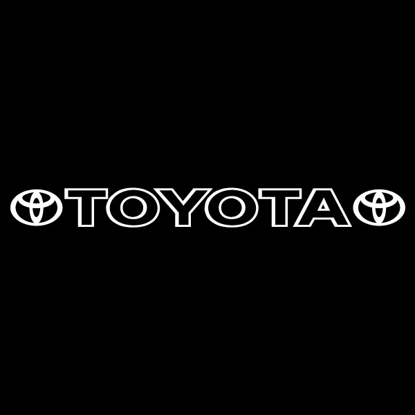 Car Sticker Toyota 1 Windscreen