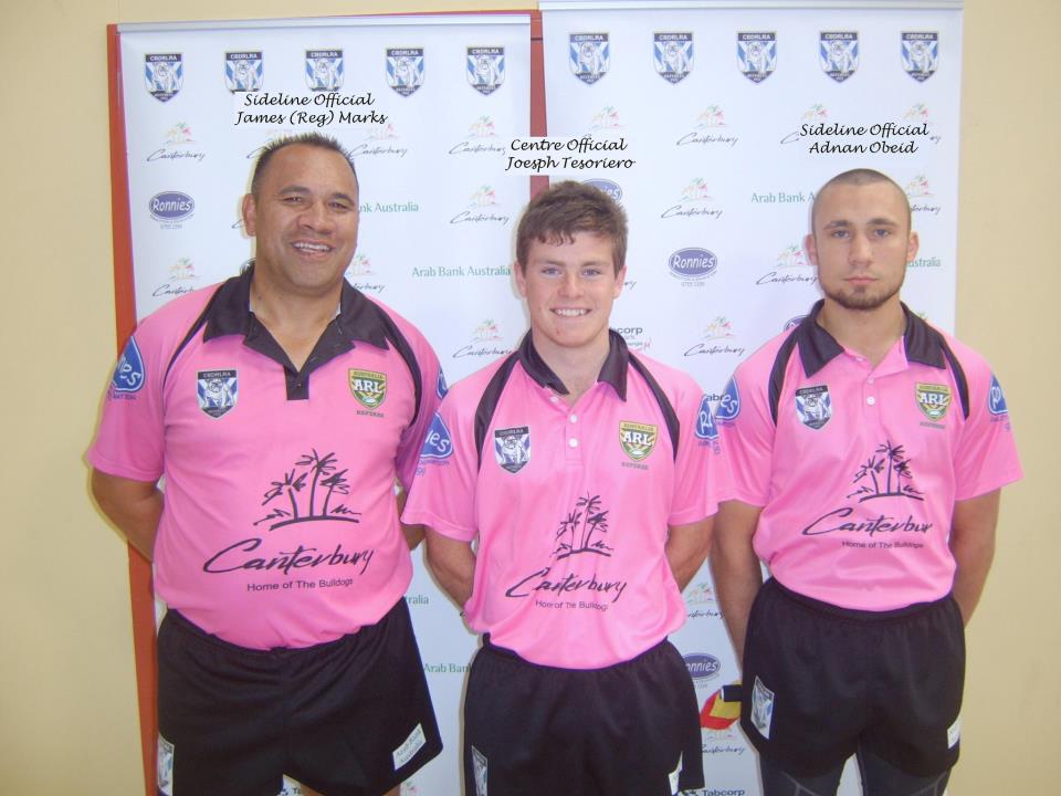 2012 Grand Finals Canterbury Bankstown District Rugby League Referees