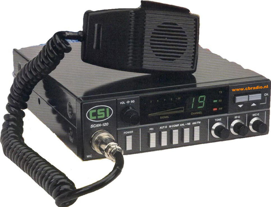 www.cbradio.nl Pictures and Specifications CSI SCAN 120 CBRadio
