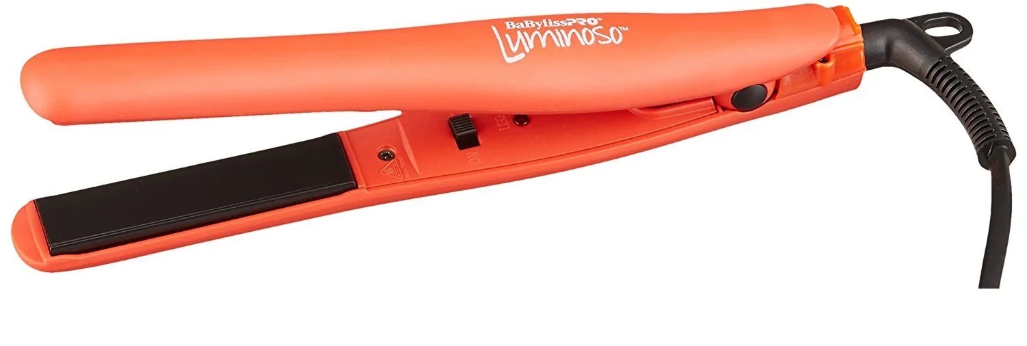 BaBylissPRO Luminoso Mini Flat Iron 3/4″ Orange CBS Beauty Supply