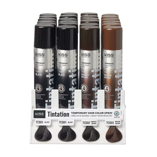 Kiss Tintation Temporary Hair Color Spray 2.82oz CBS Beauty Supply