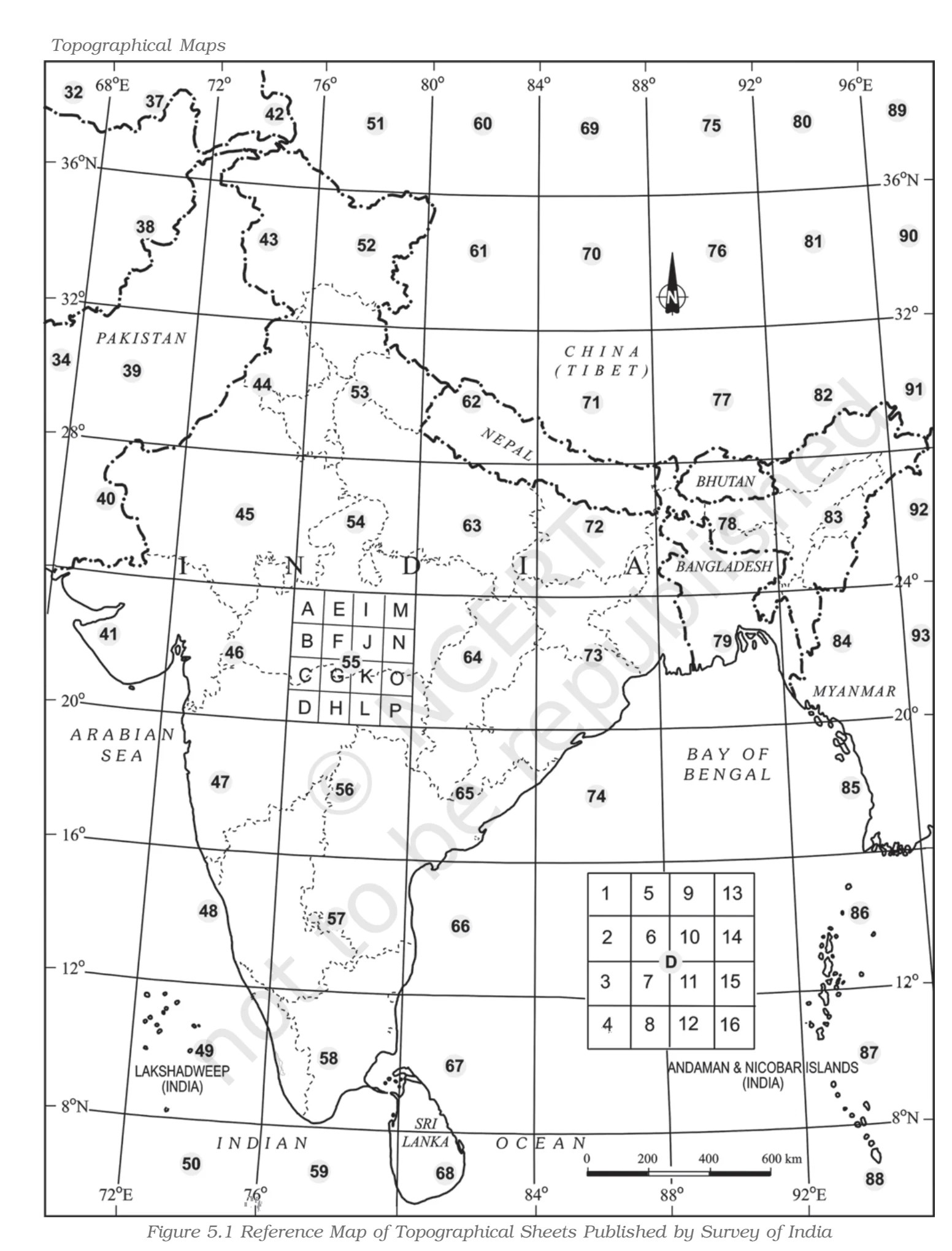 NCERT Book Class 11 (Geography) Chapter 5 Topographical Maps