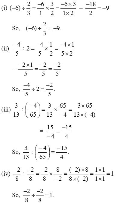How do you Multiply and Divide Rational Numbers? - CBSE Library