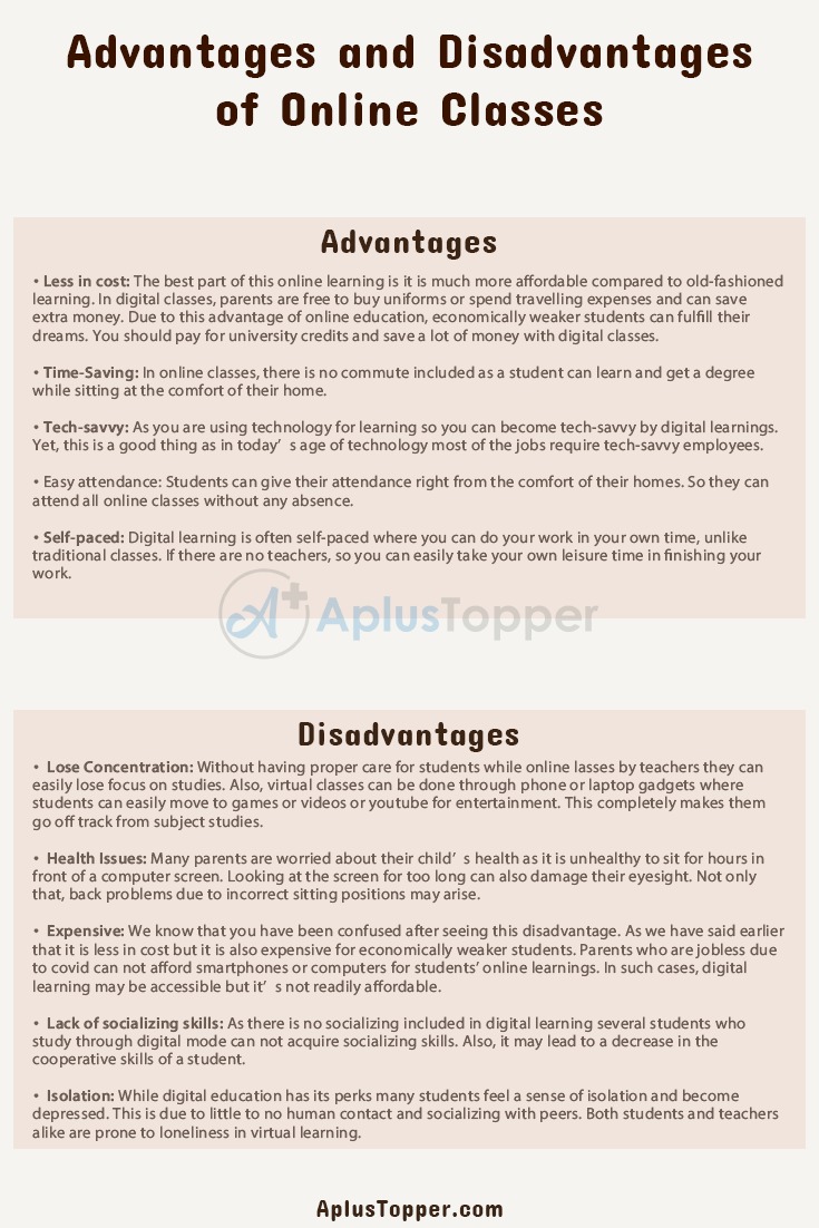 Advantages and Disadvantages of Online Classes Benefits & Limitations