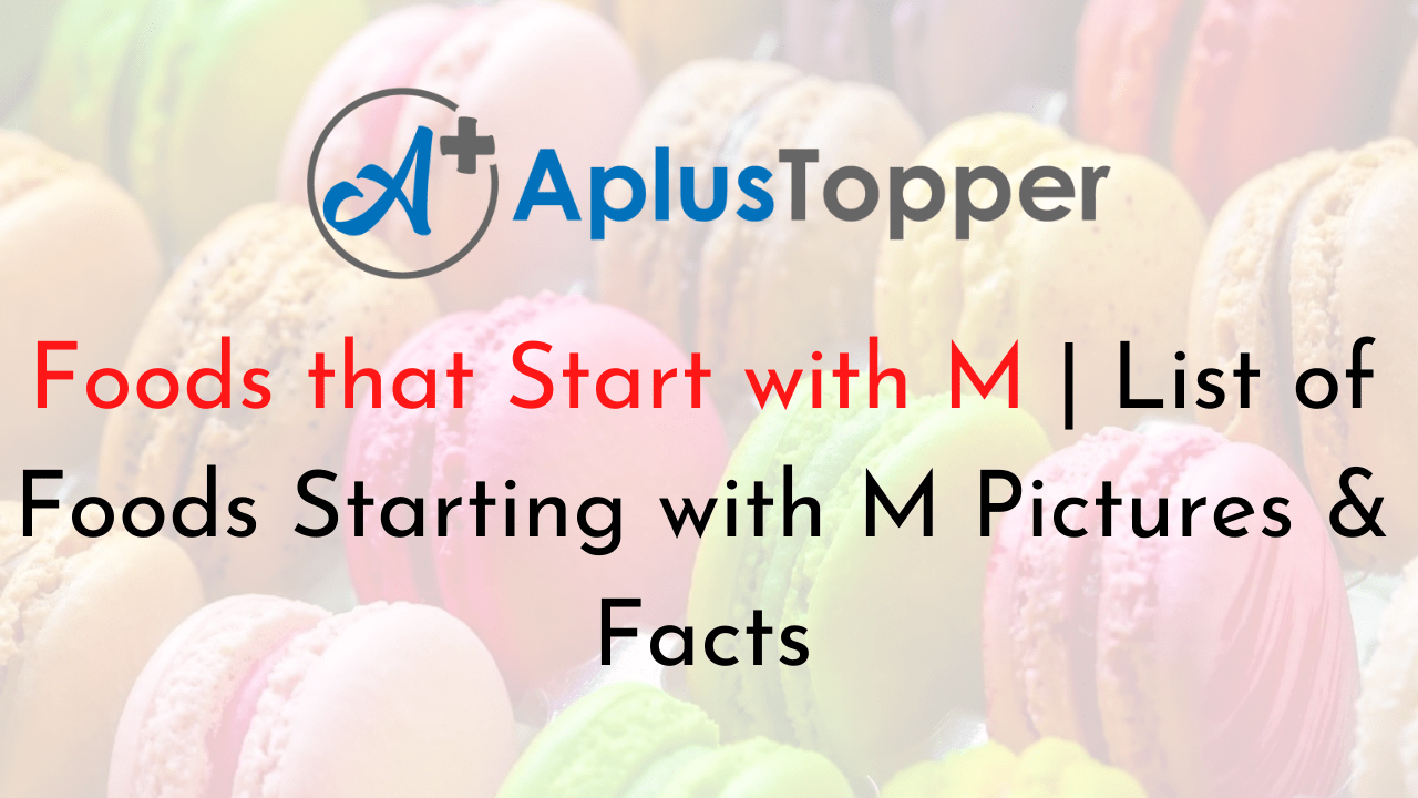 Foods that Start with M List of Foods starting with M Pictures and