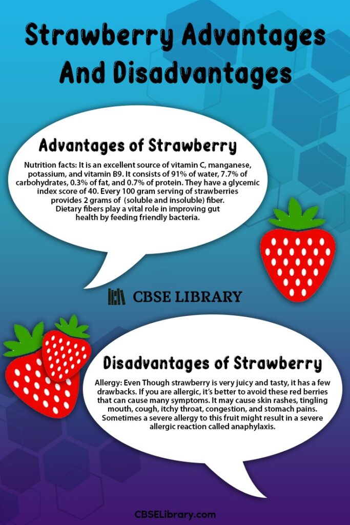 Strawberry Advantages And Disadvantages Benefits, Risks, Pros and
