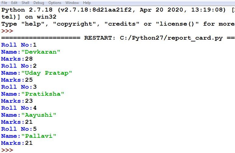 Data File Handling in Python Class 12 Notes CBSE Python