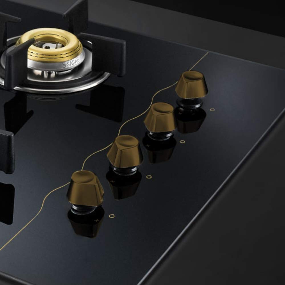 PRESTIGE GOLD HOB TOP GAS STOVE GLASS (BLACK) CBS Kitchenware