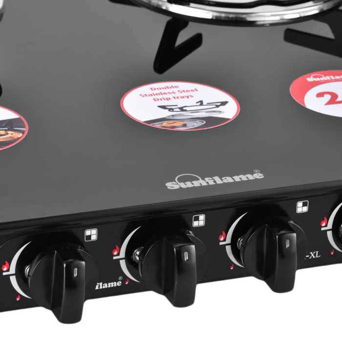 SUNFLAME NOVA FOUR BURNER GAS STOVE CBS Kitchenware