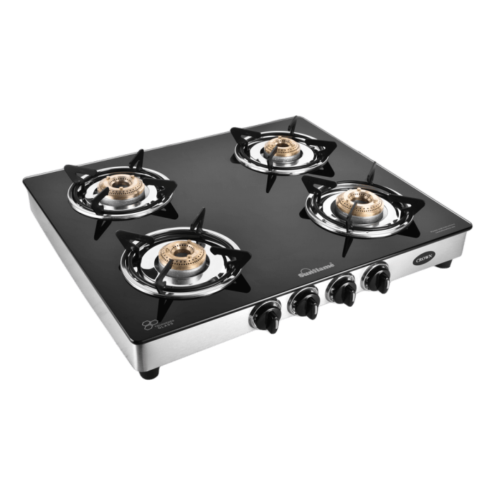 SUNFLAME CROWN FOUR BURNER GAS STOVE CBS Kitchenware