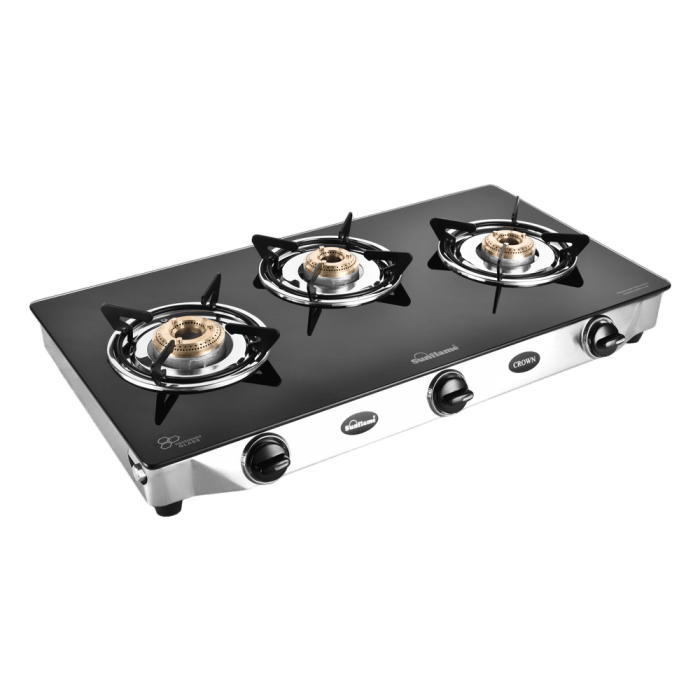 SUNFLAME CROWN THREE BURNER GAS STOVE CBS Kitchenware