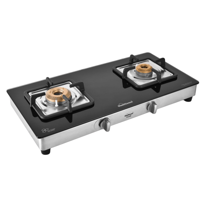 SUNFLAME CRYSTAL PLUS TWO BURNER GAS STOVE CBS Kitchenware