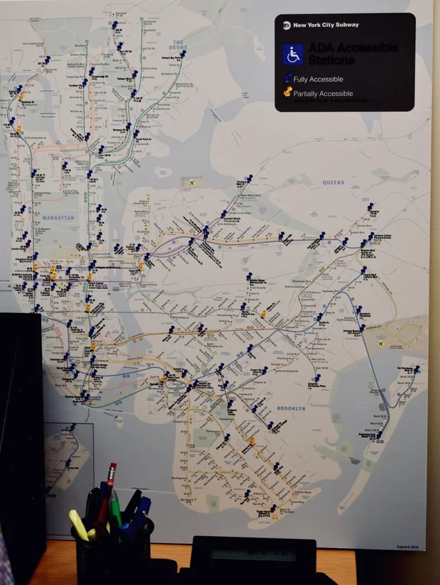 Accessible Subway Map Nyc The NYC subway's accessibility problem 60 Minutes CBS News