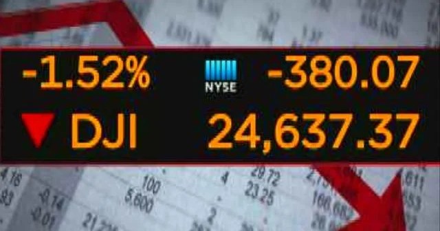 Markets down following big losses in technology companies CBS News
