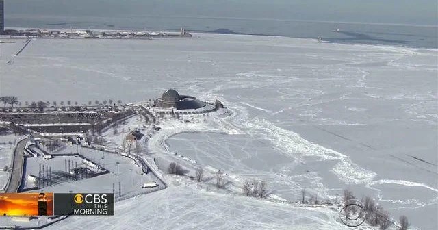 Headlines The Great Lakes are nearly completely frozen over CBS News