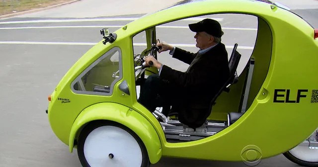 A look at ELF, the solarpowered bicyclecar hybrid CBS News