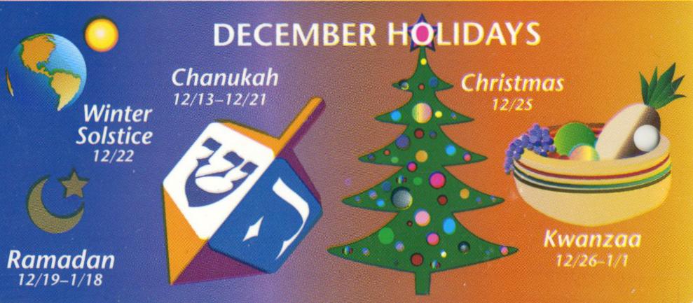 Happy Holidays! (Christmas Break December 20January 6) The