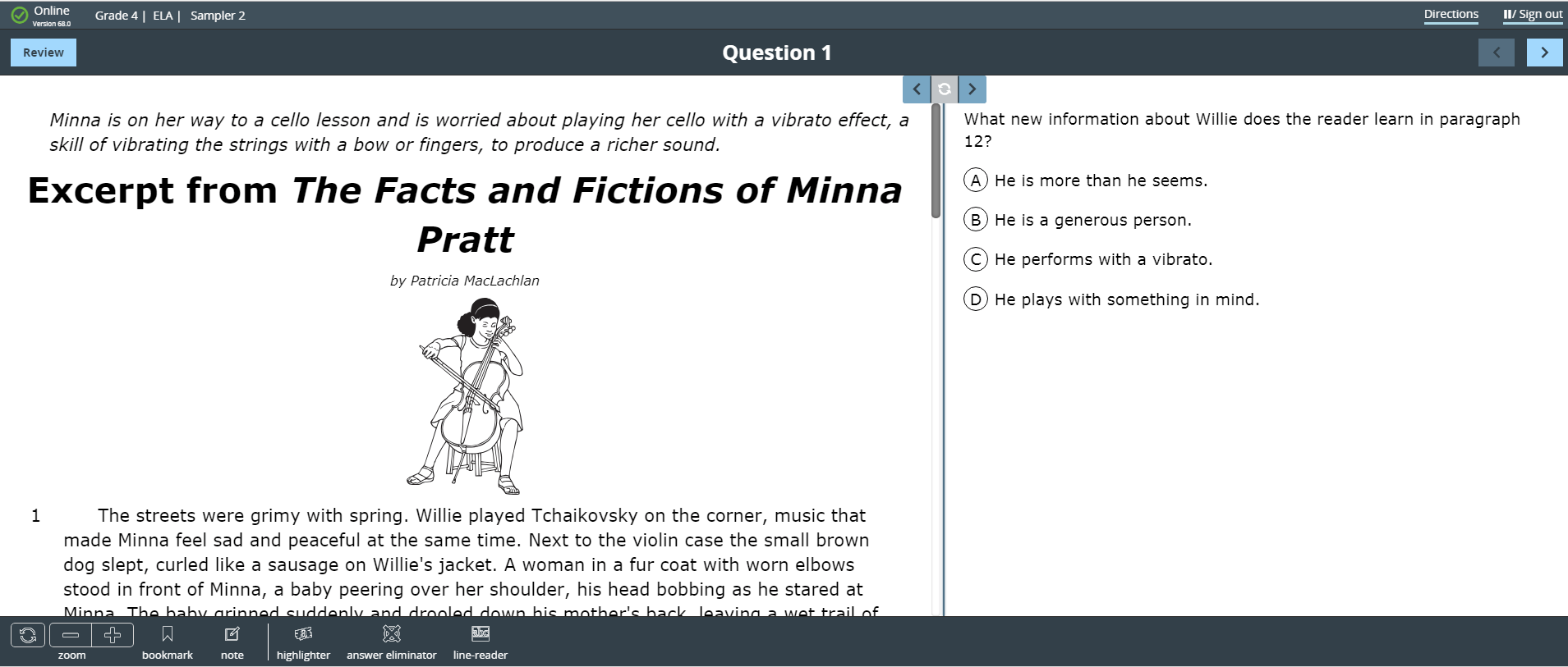 New York Question Sampler Computer Based Testing