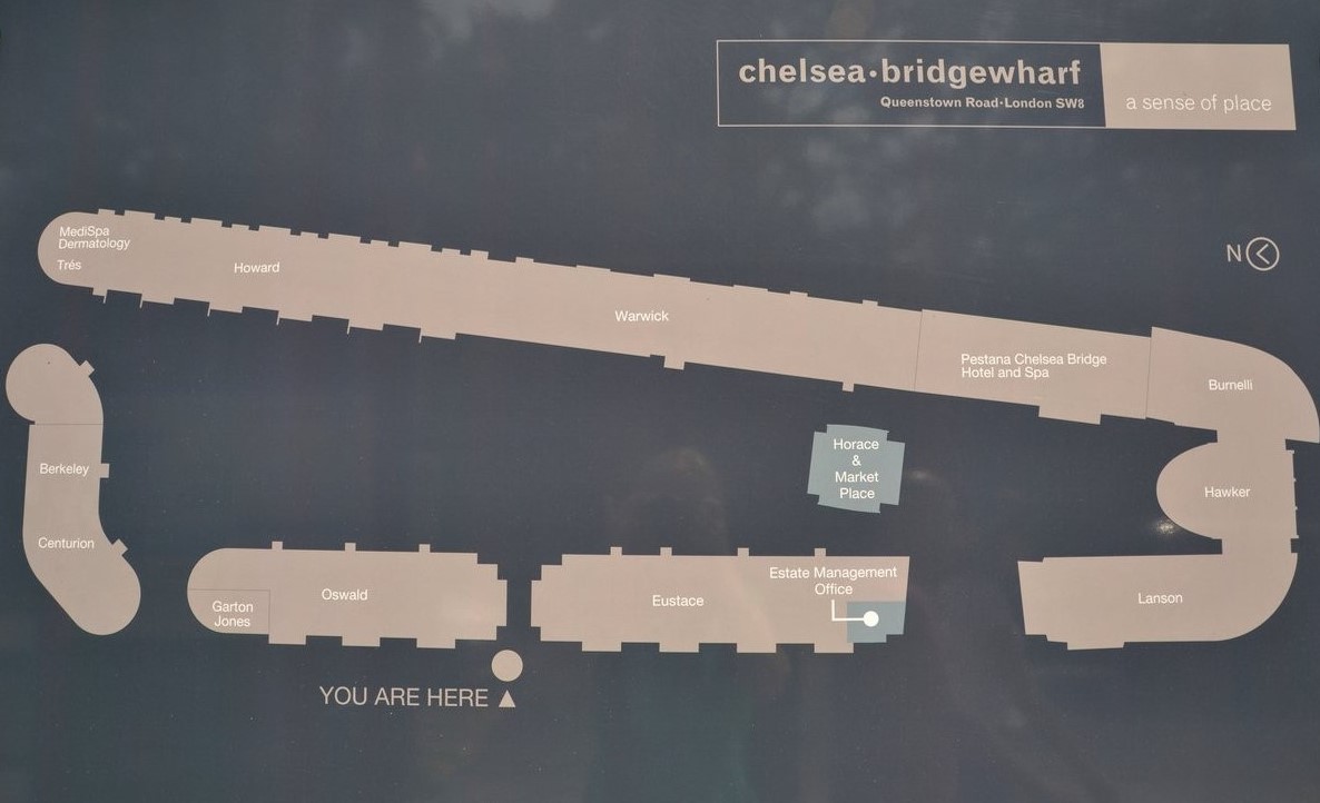 Getting to Chelsea Bridge Wharf including block map Chelsea Bridge