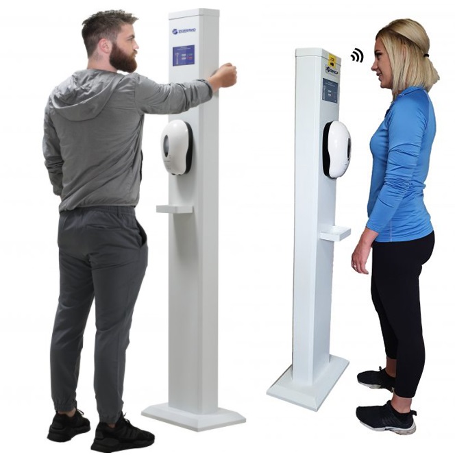 ZORALM001 Body Temperature Infrared Detection Kiosk