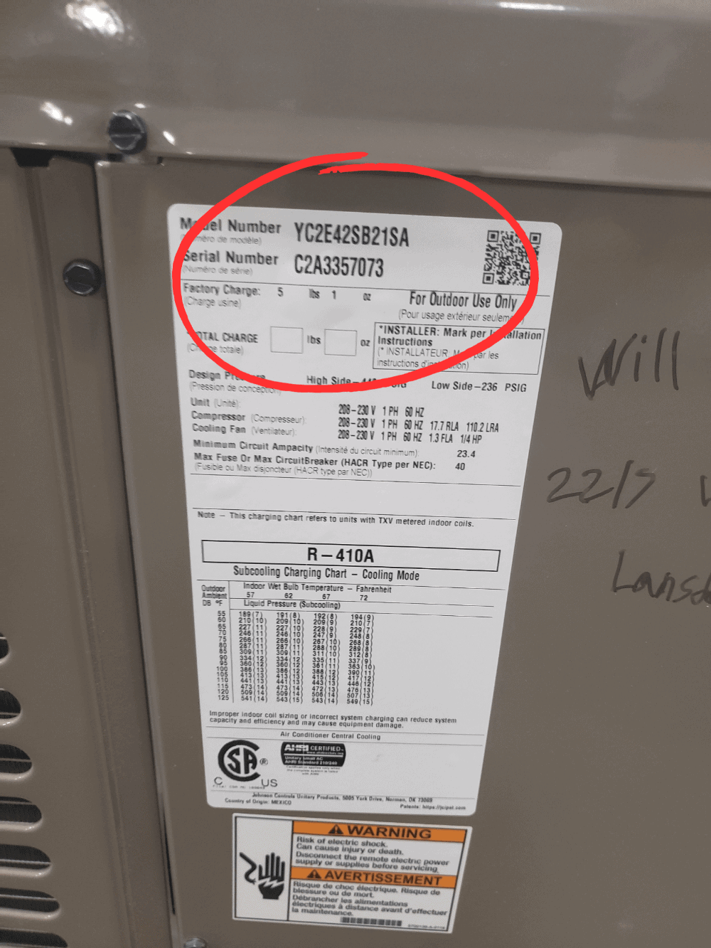 YORK Warranty Form | C&C Heating & Air Conditioning