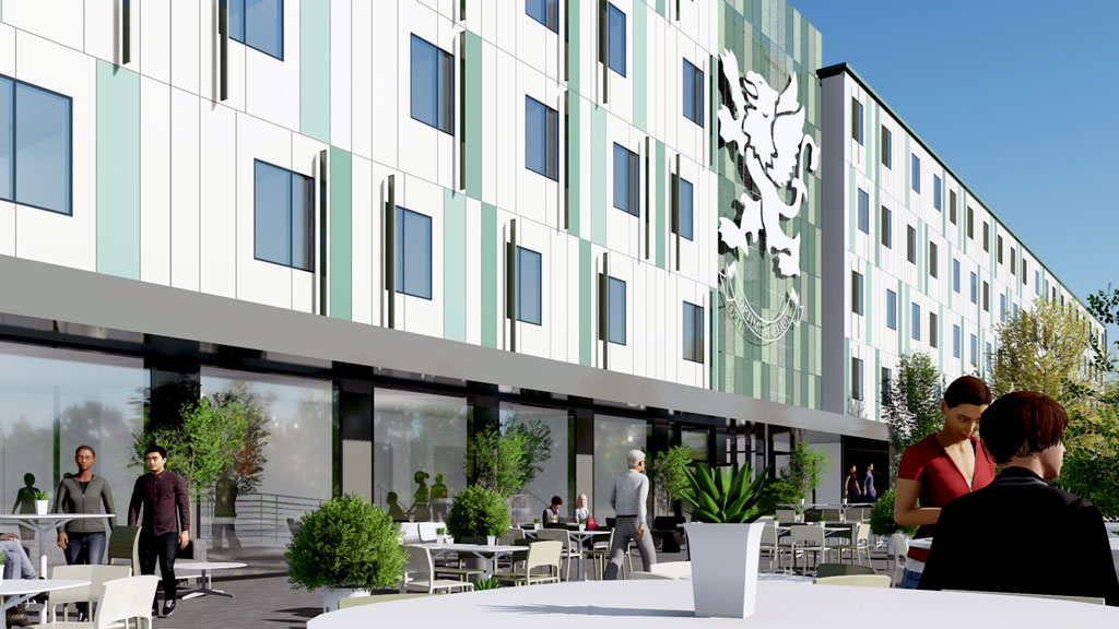 Quick student residence build uses steel modular tech