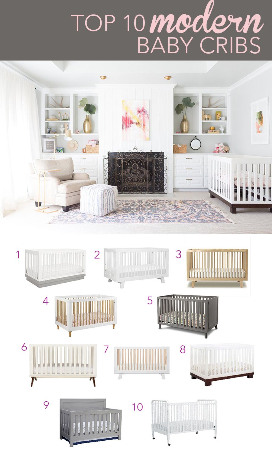 Top 10 Modern Baby Cribs CC and Mike Lifestyle and Design Blog