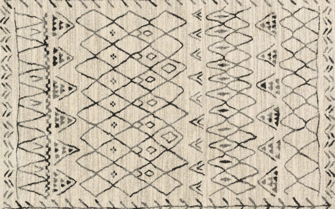 HEATHER GRAY BLACK EMORY RUG CC & Mike