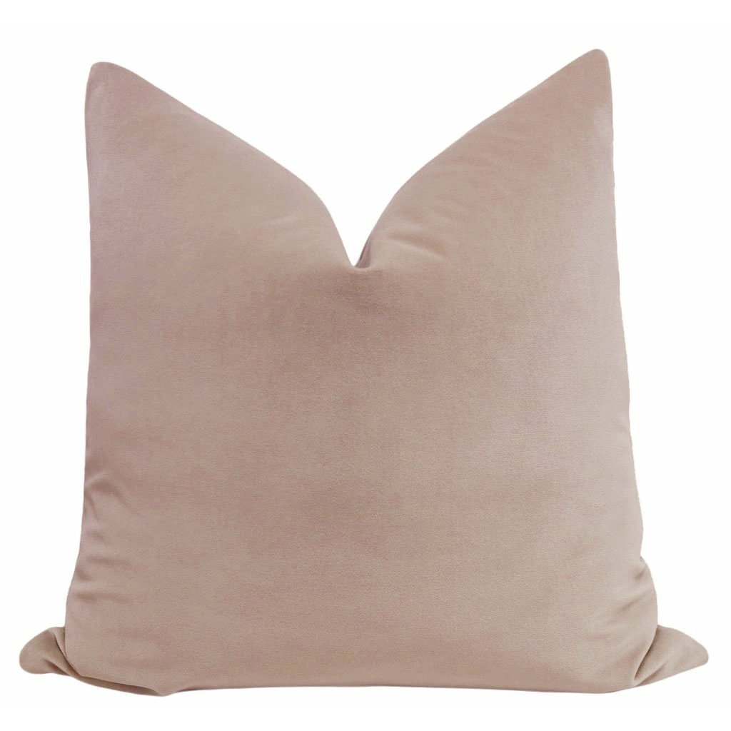 SIGNATURE VELVET MAUVE PILLOW CC & Mike