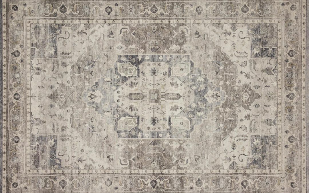STEEL IVORY HATHAWAY RUG CC & Mike