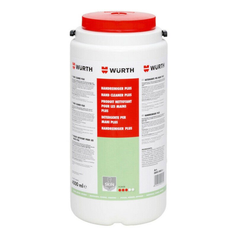 Wurth Hand Cleaner 4000ML Complete Compressed Air Systems